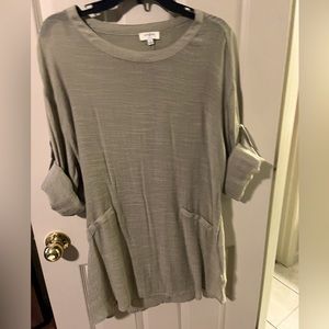 Sheer taupe tunic